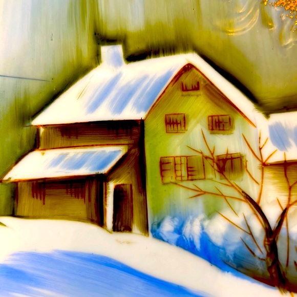 EUC- Vintage Artist Signed Hand-Painted Display Plate - Picture 5 of 10